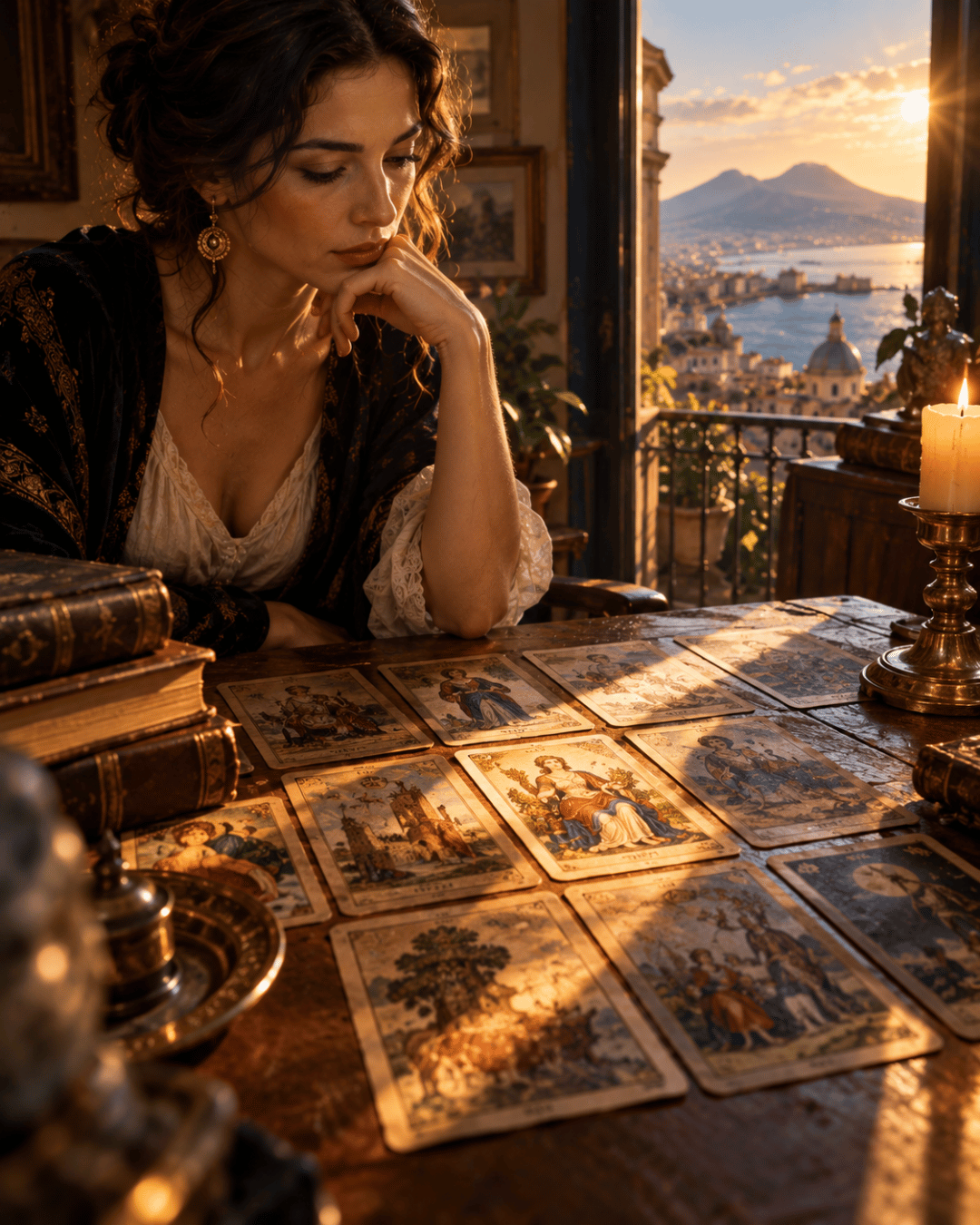 Carta della Fortuna in una stesa della Sibilla e importanza delle carte circostanti